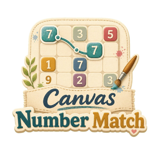 Canvas Number Match Icon